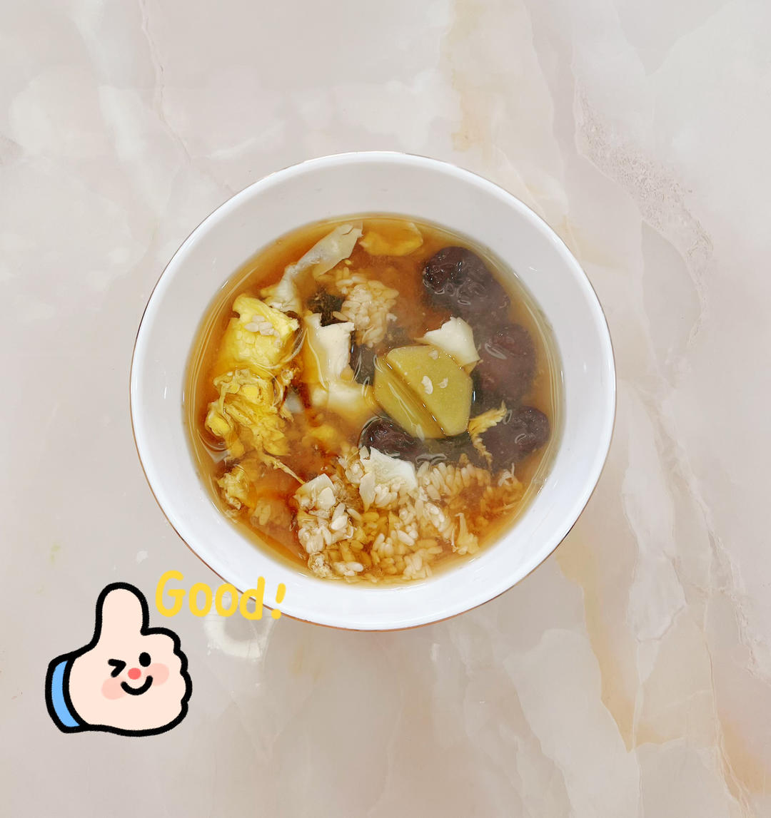 【营养月子餐】红糖酒酿鸡蛋-补气血