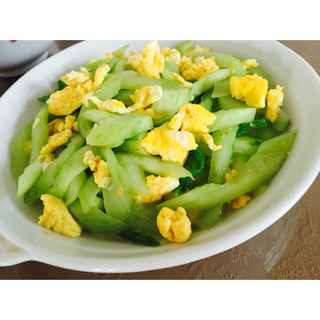 黄瓜炒鸡蛋