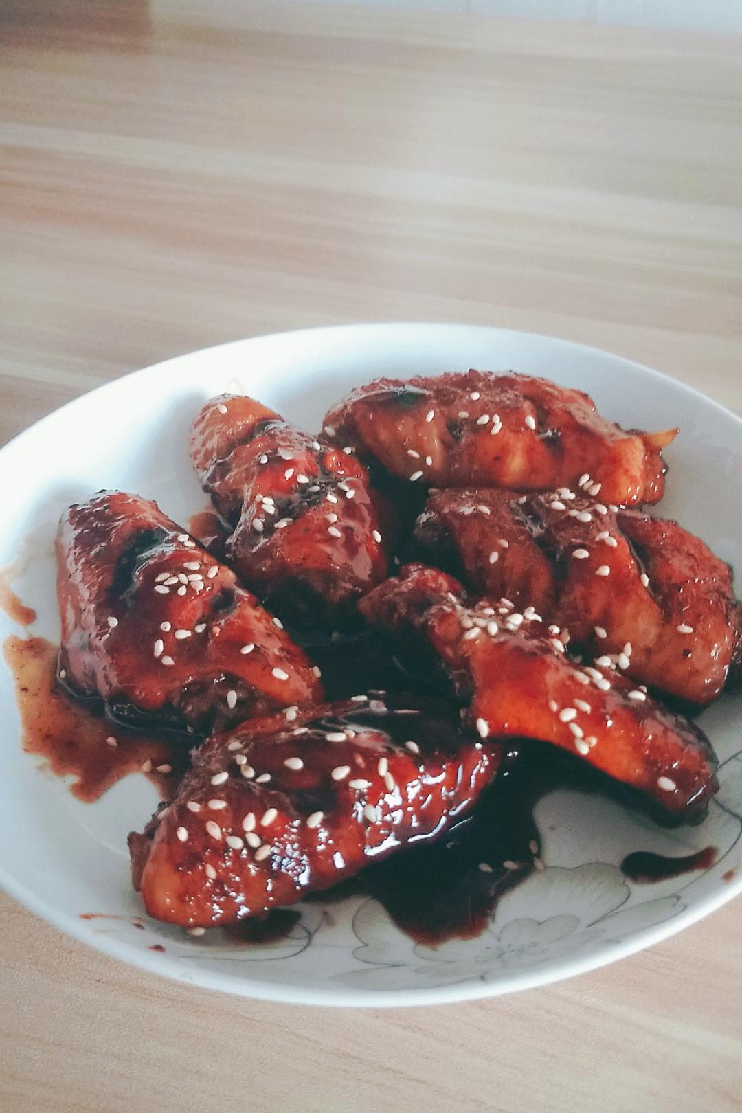 滑嫩脱骨的可乐鸡翅