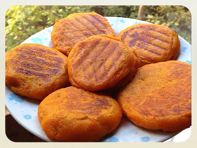 糯米南瓜饼