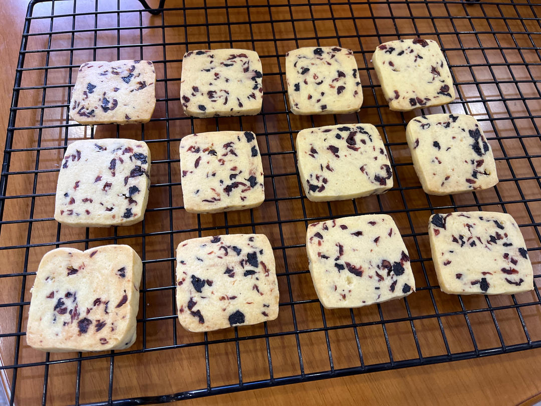 低糖少油版蔓越莓饼干