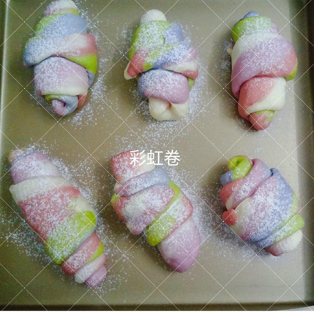 🌈彩虹黄油面包卷