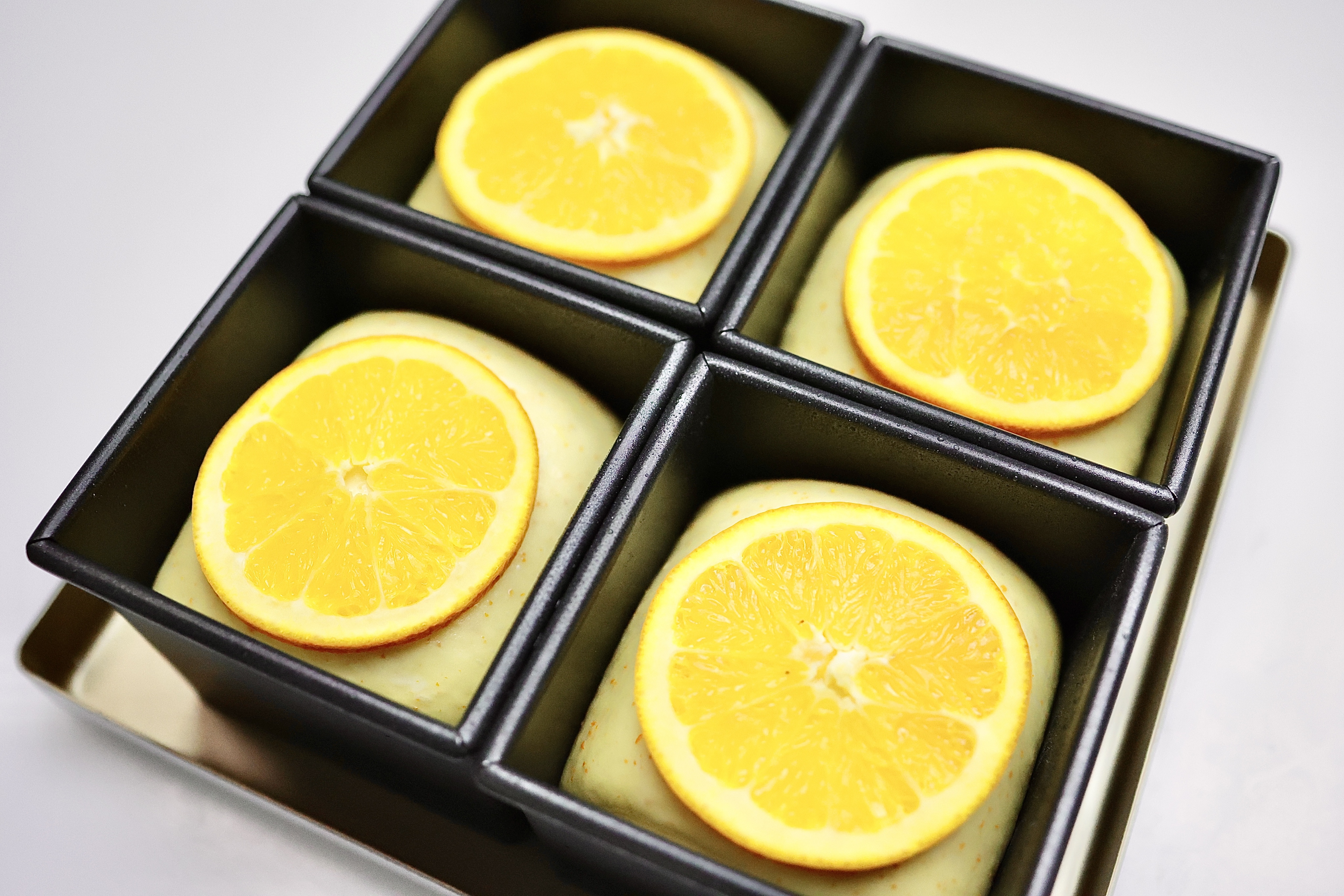 香橙🍊迷你吐司🍞/橙心橙意/250克水立方的做法 步骤17