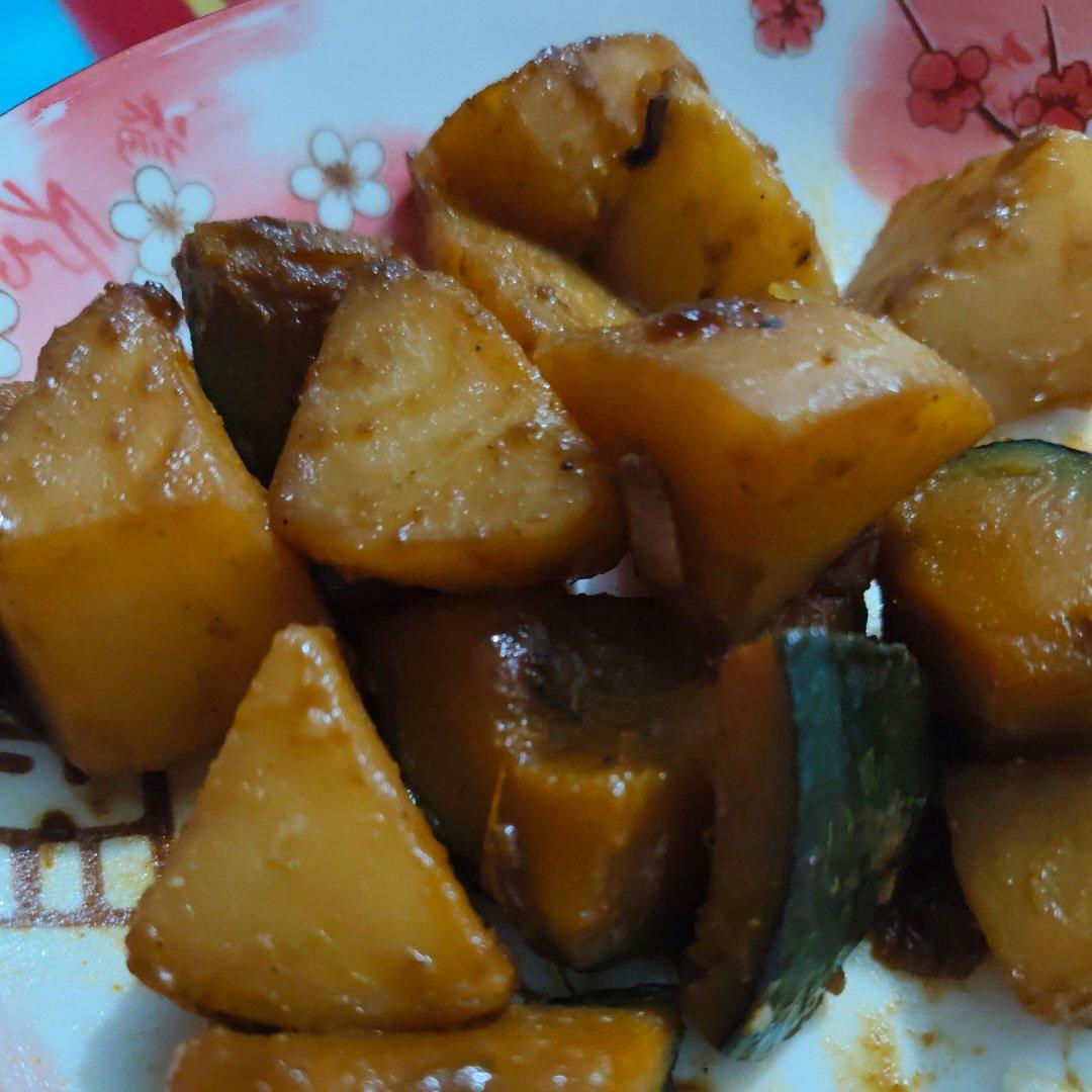 土豆炖南瓜