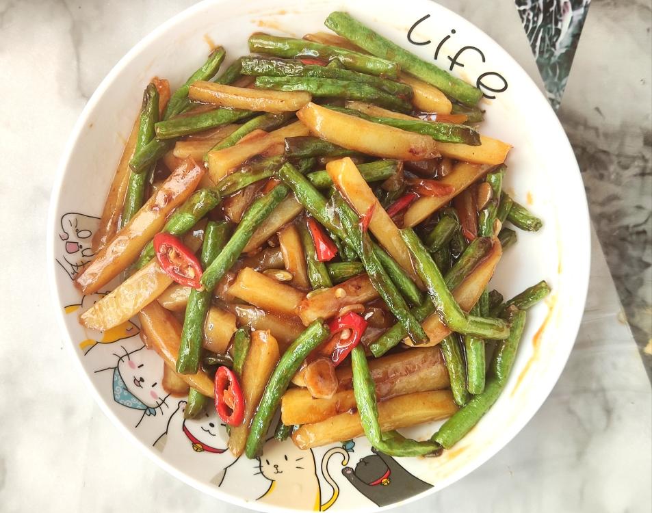 【菜】长豆角炒土豆