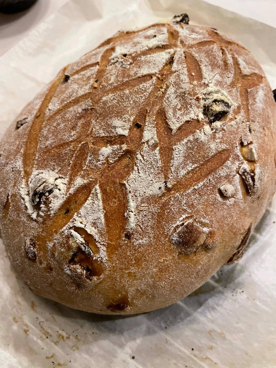 德国婆婆秘方·只多一料·香得上天的全麦核桃蔓越欧包