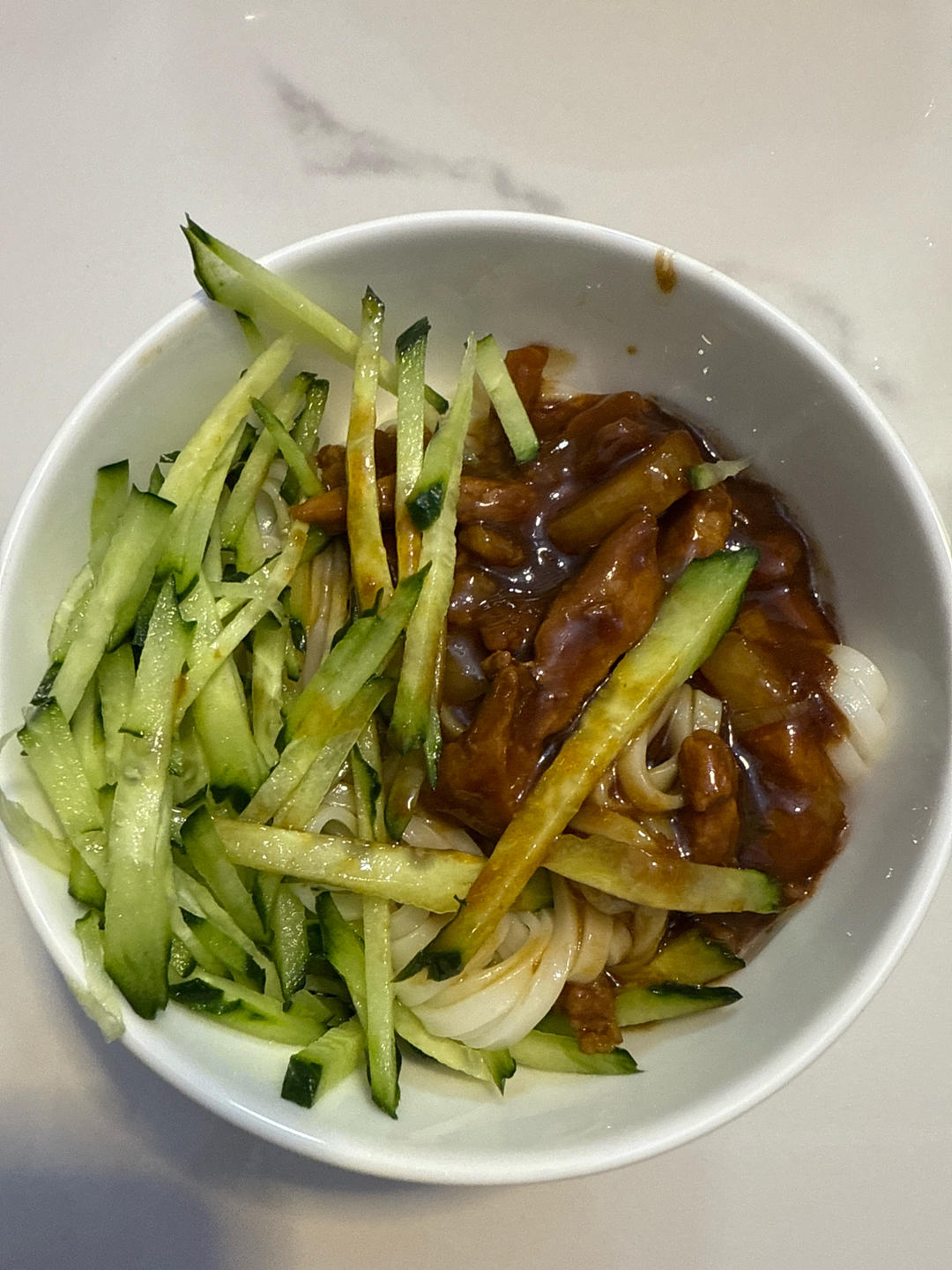 家常面~超简单又好吃的炸酱面🍜肉酱拌面