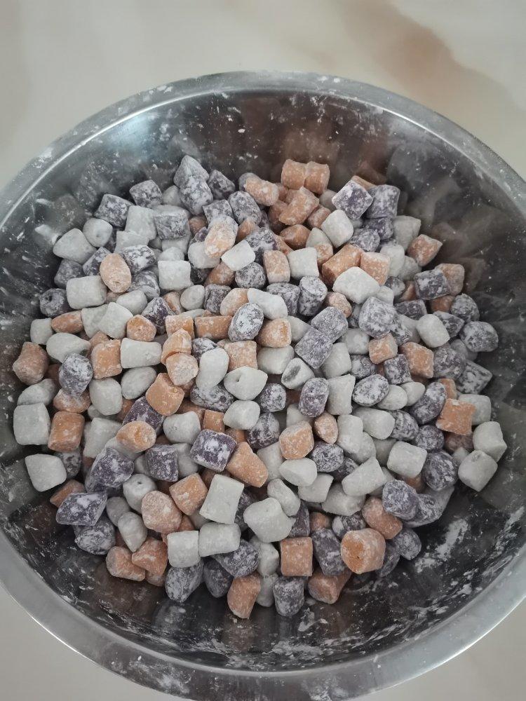 自制三色芋圆1⃣️（附上窍门详细比例）