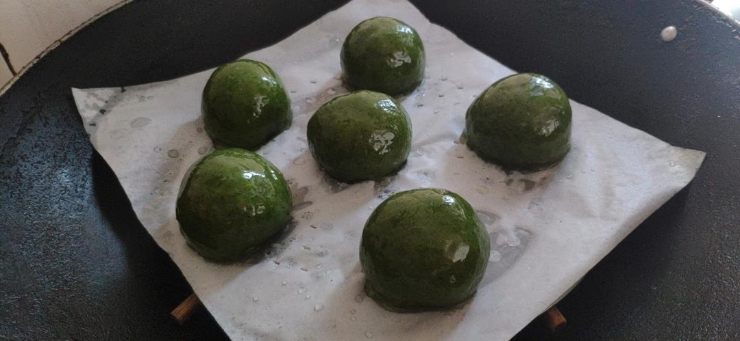 【芋泥青团&咸蛋黄肉松青团】春天的仪式感