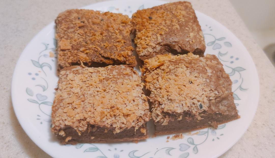 全麦芝麻(花生)酱戚风<无需额外用油>