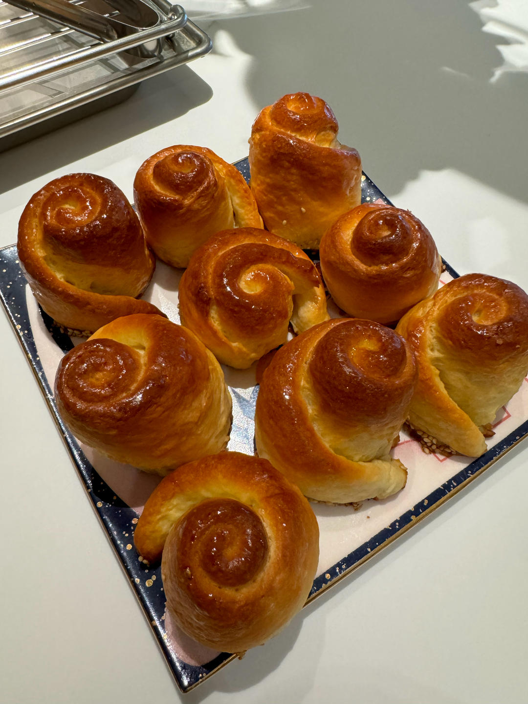 脆底蜂蜜小面包