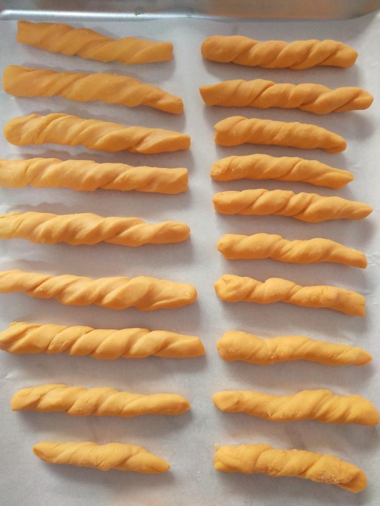 无油盐胡萝卜味磨牙棒的做法