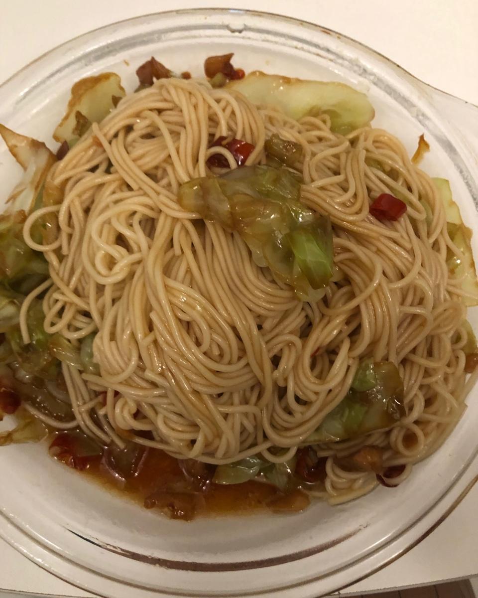 素炒圆白菜