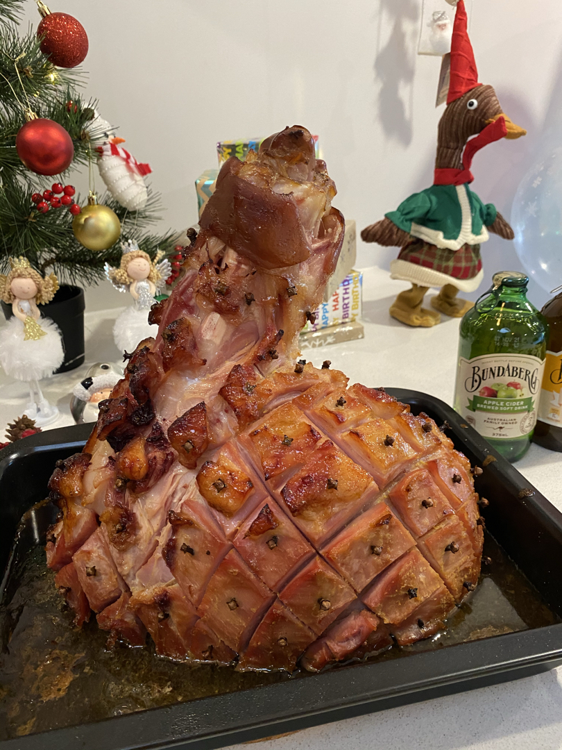 圣诞大餐蜜糖火腿Honey Glazed Ham