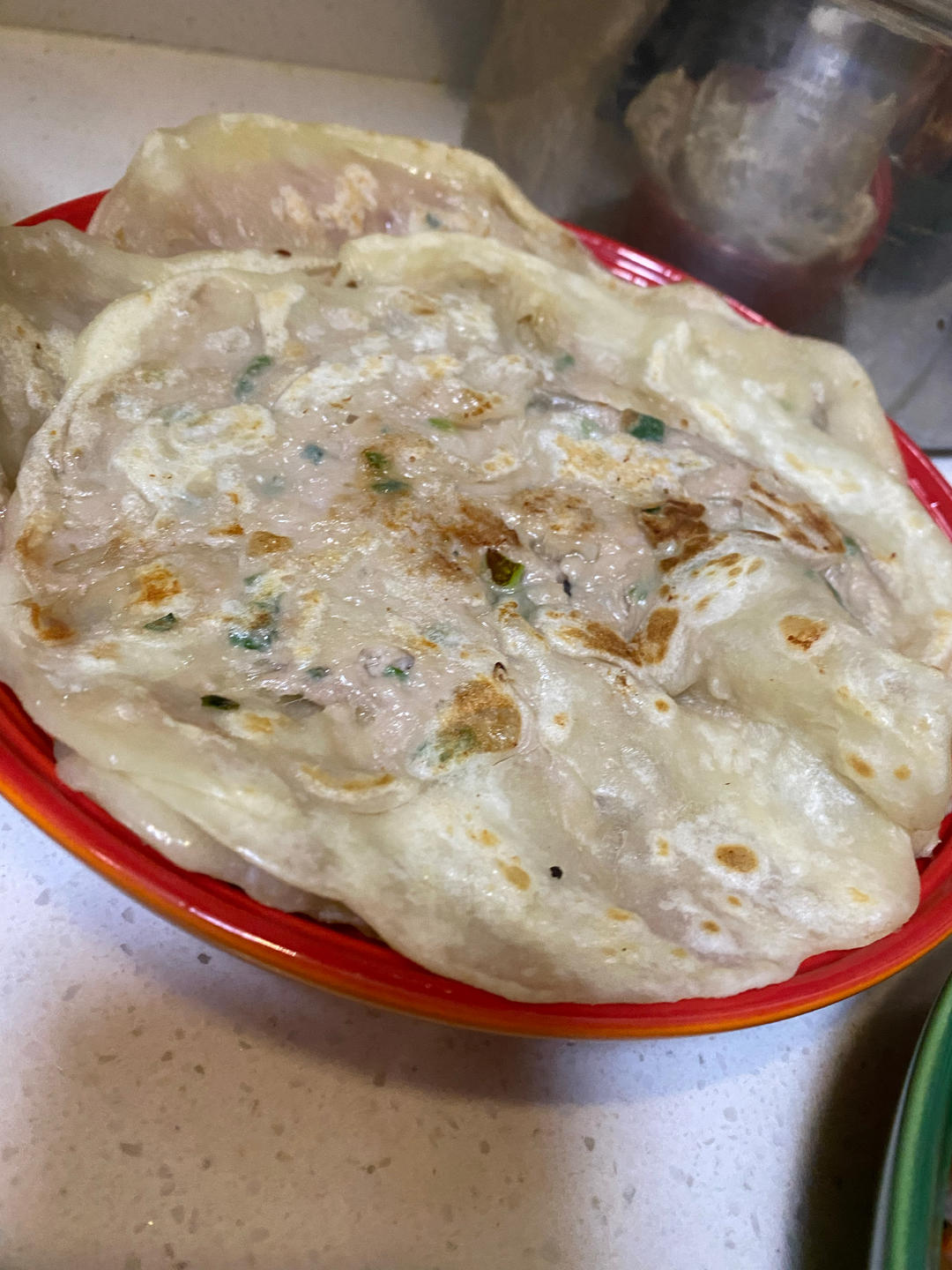 非遗美食，薄到透光的东河肉饼！