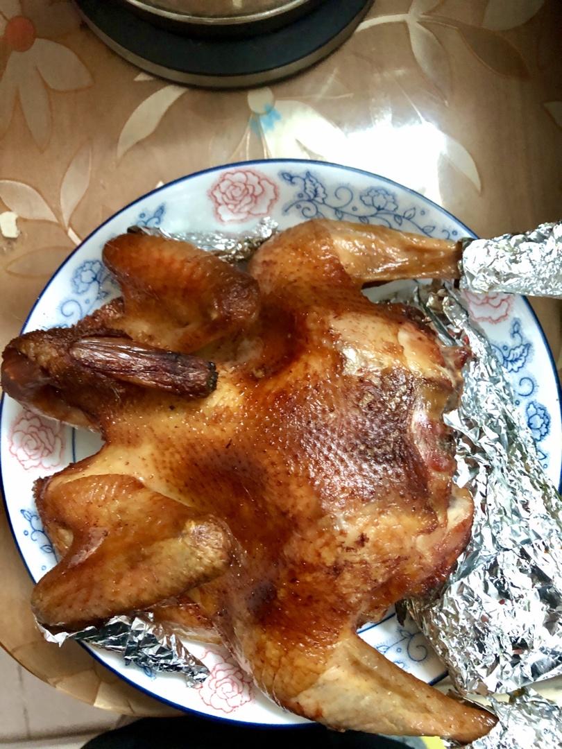 超简单的脆皮烤鸡