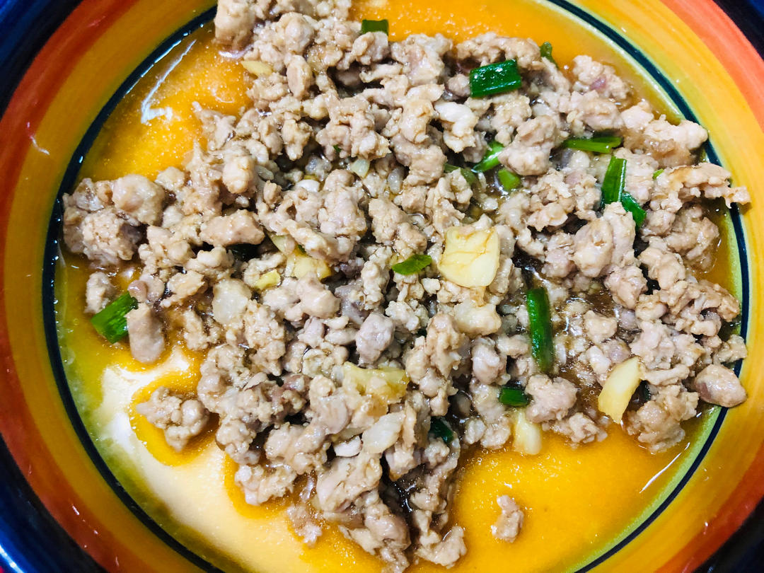 比布丁还要嫩！巨好吃又营养的肉末水蒸蛋