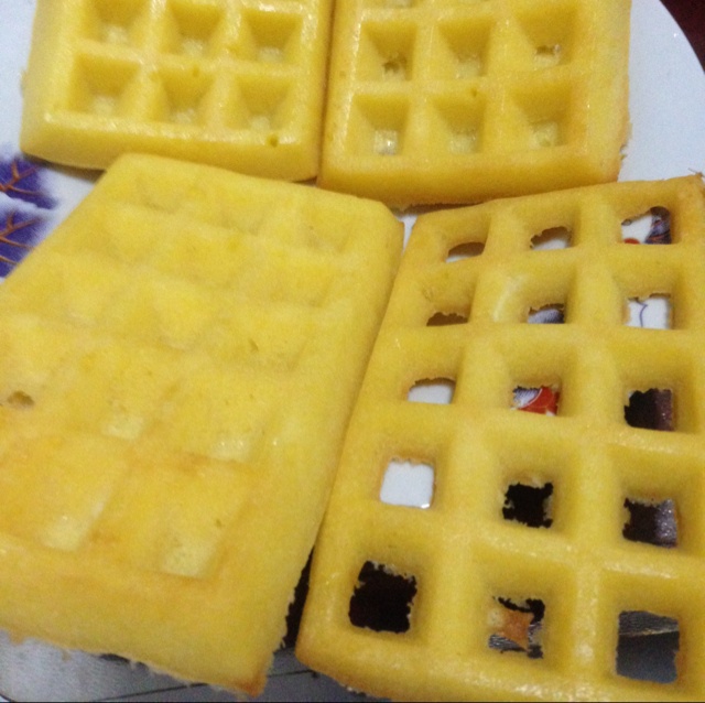 红柚酱南瓜华夫饼