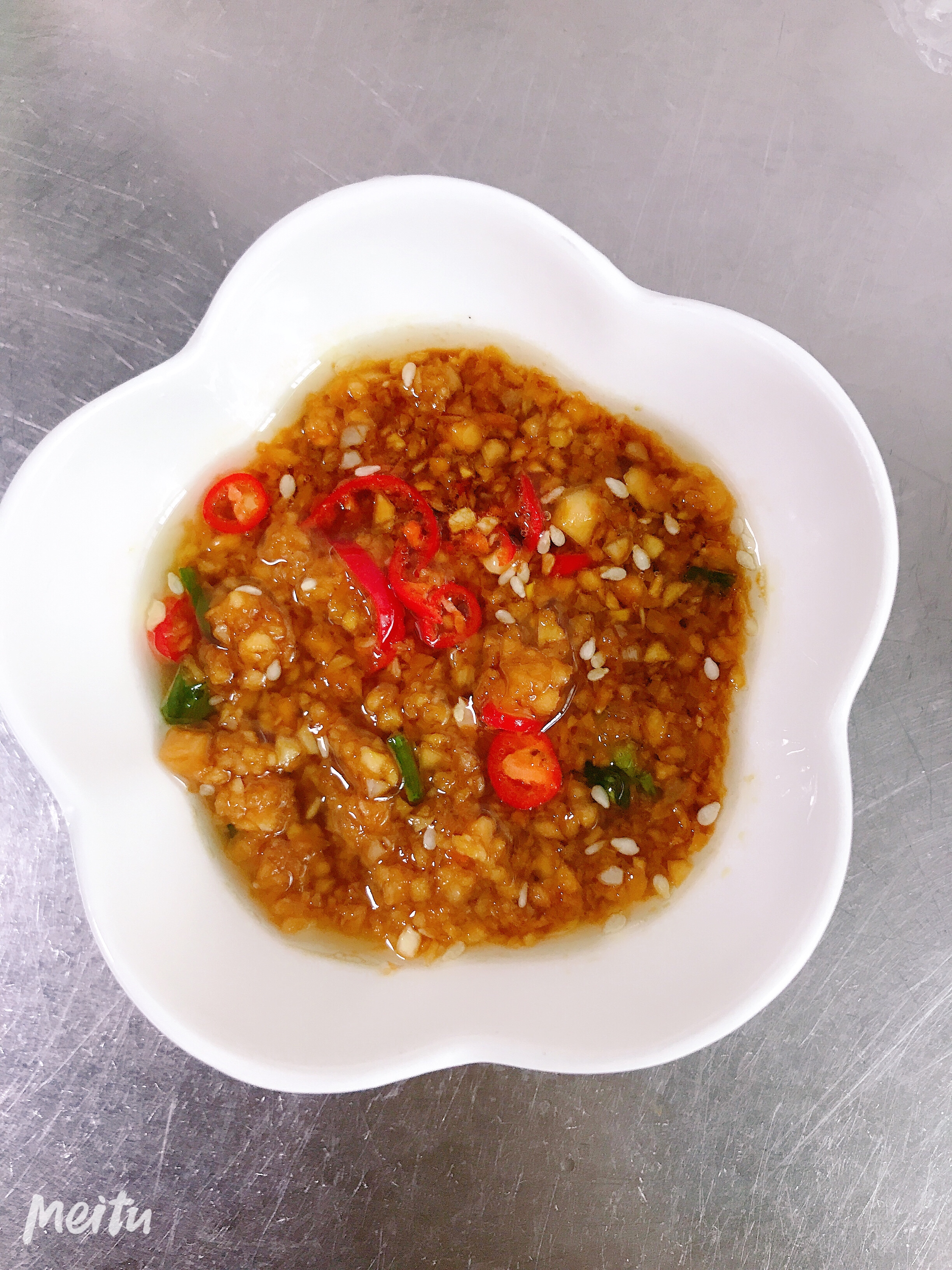 火锅蘸酱蒜蓉酱的做法