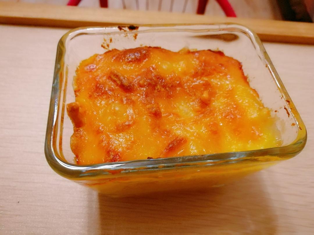 平生如水做的芝士焗红薯泥