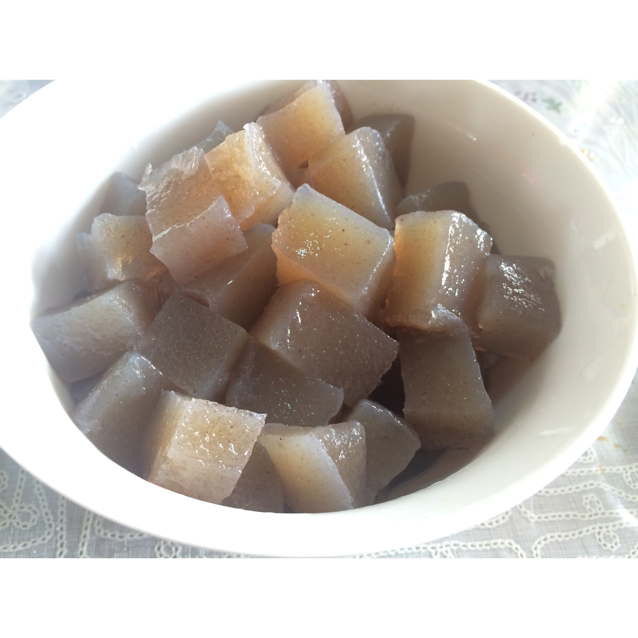 自制魔芋豆腐