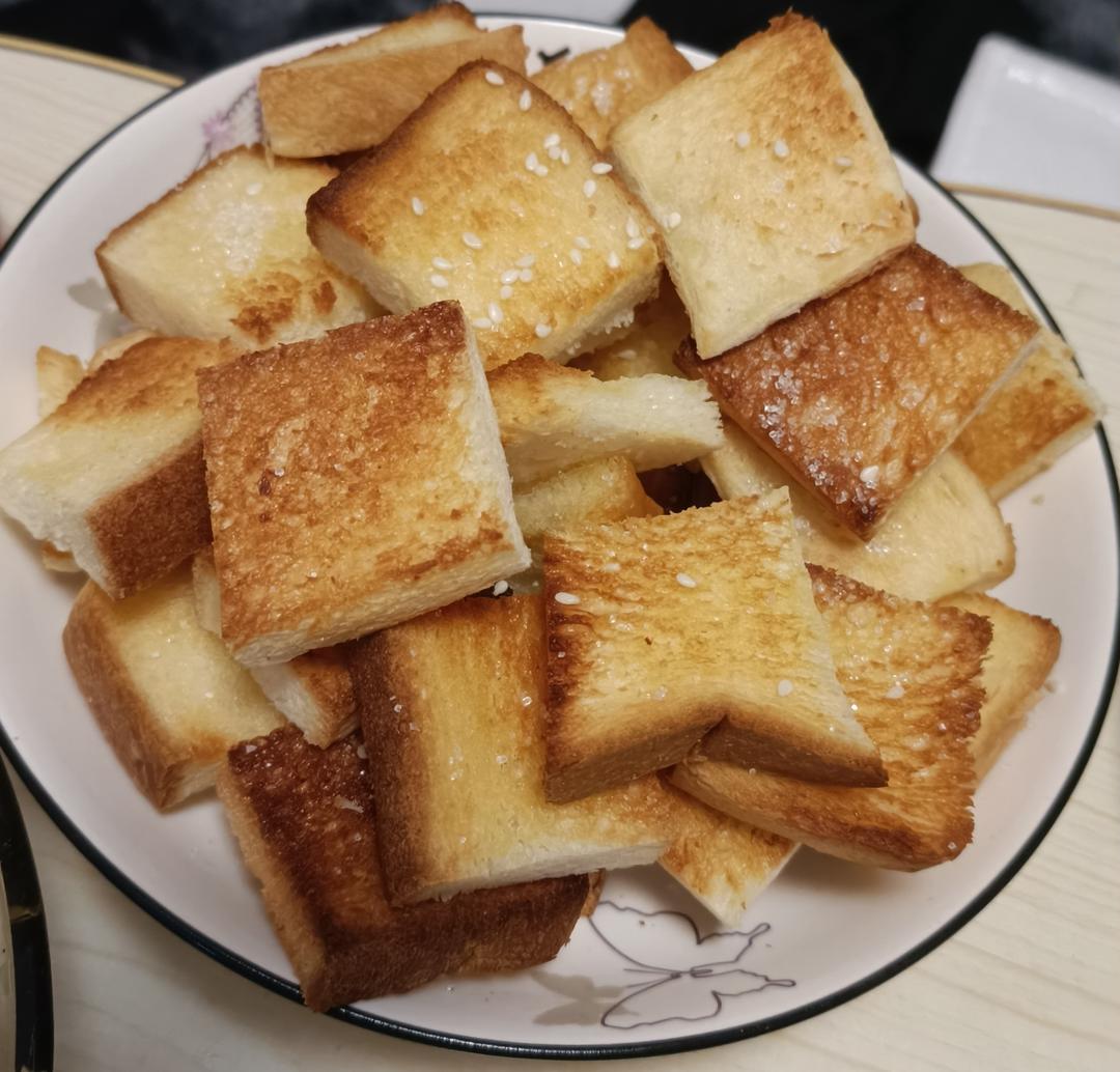 蜂蜜黄油烤吐司「空气炸锅」🍞超快手简单小甜品