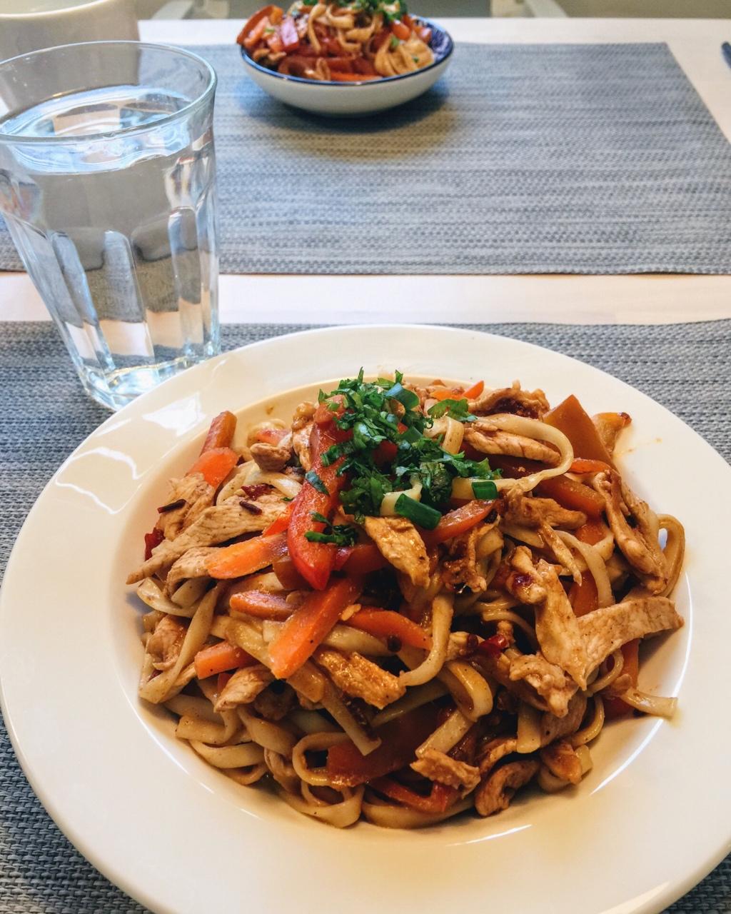 鸡丝炒面