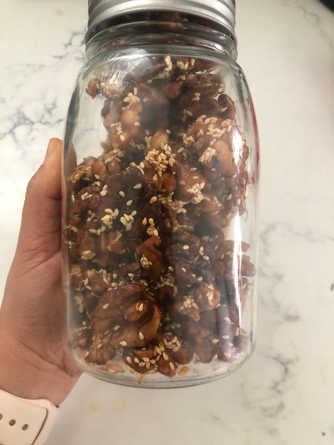 简单易学㊙️
琥珀核桃仁丨不用熬糖免油炸