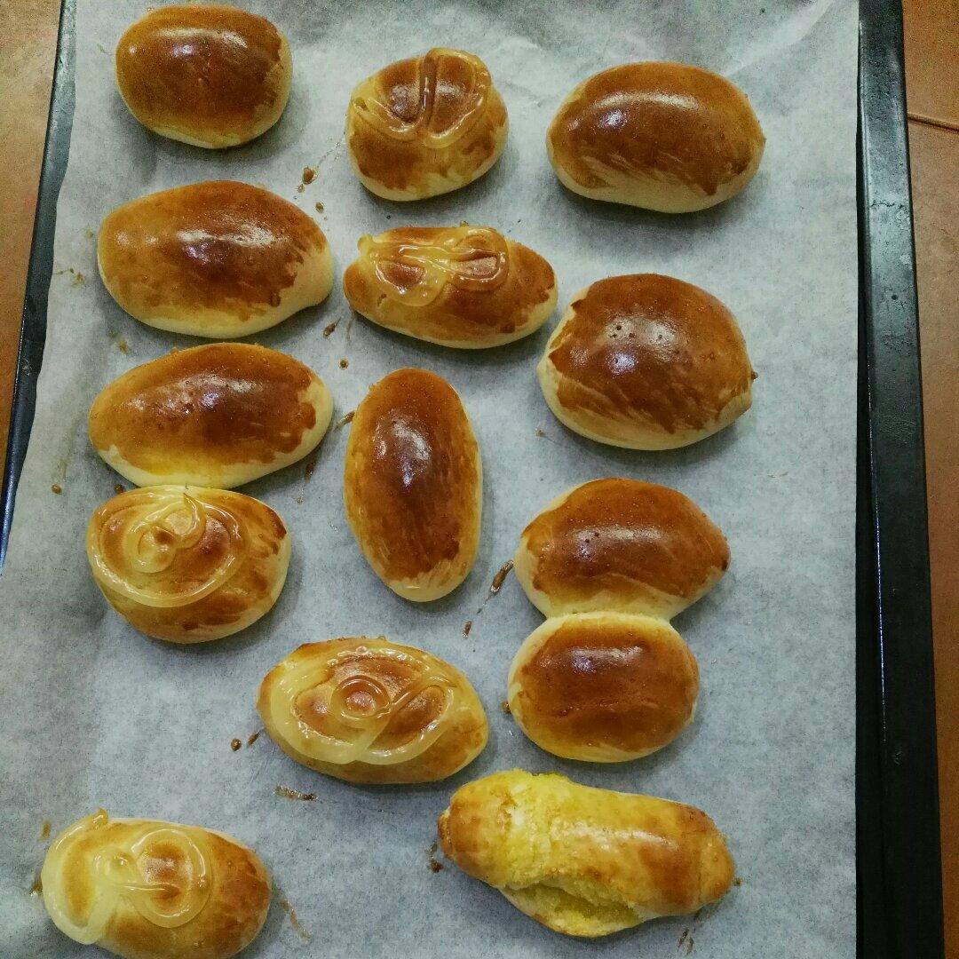 火腿肠早餐面包（一次发酵法）