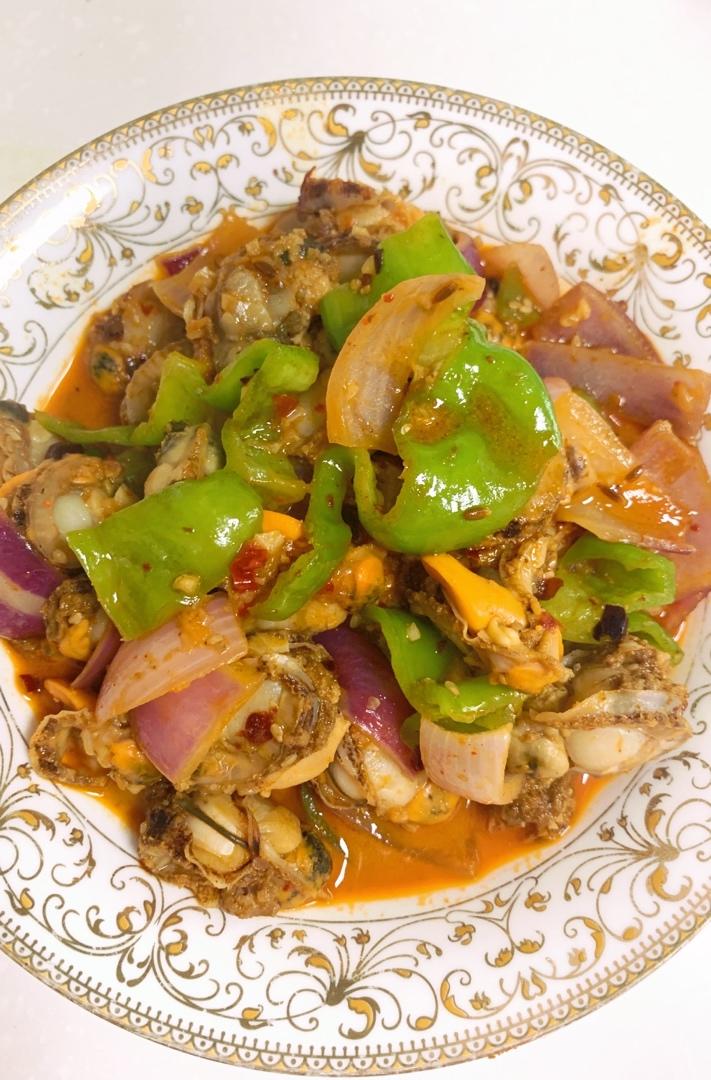 家常小炒扇贝肉
