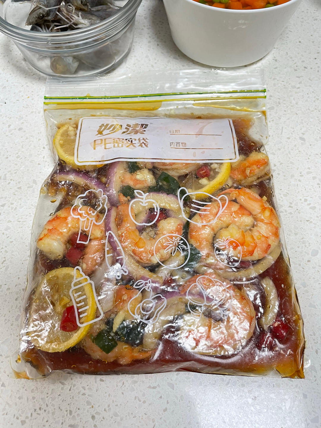 泰式酸辣柠檬虾 低脂开胃夏天必备