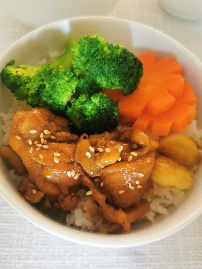 照烧鸡腿饭