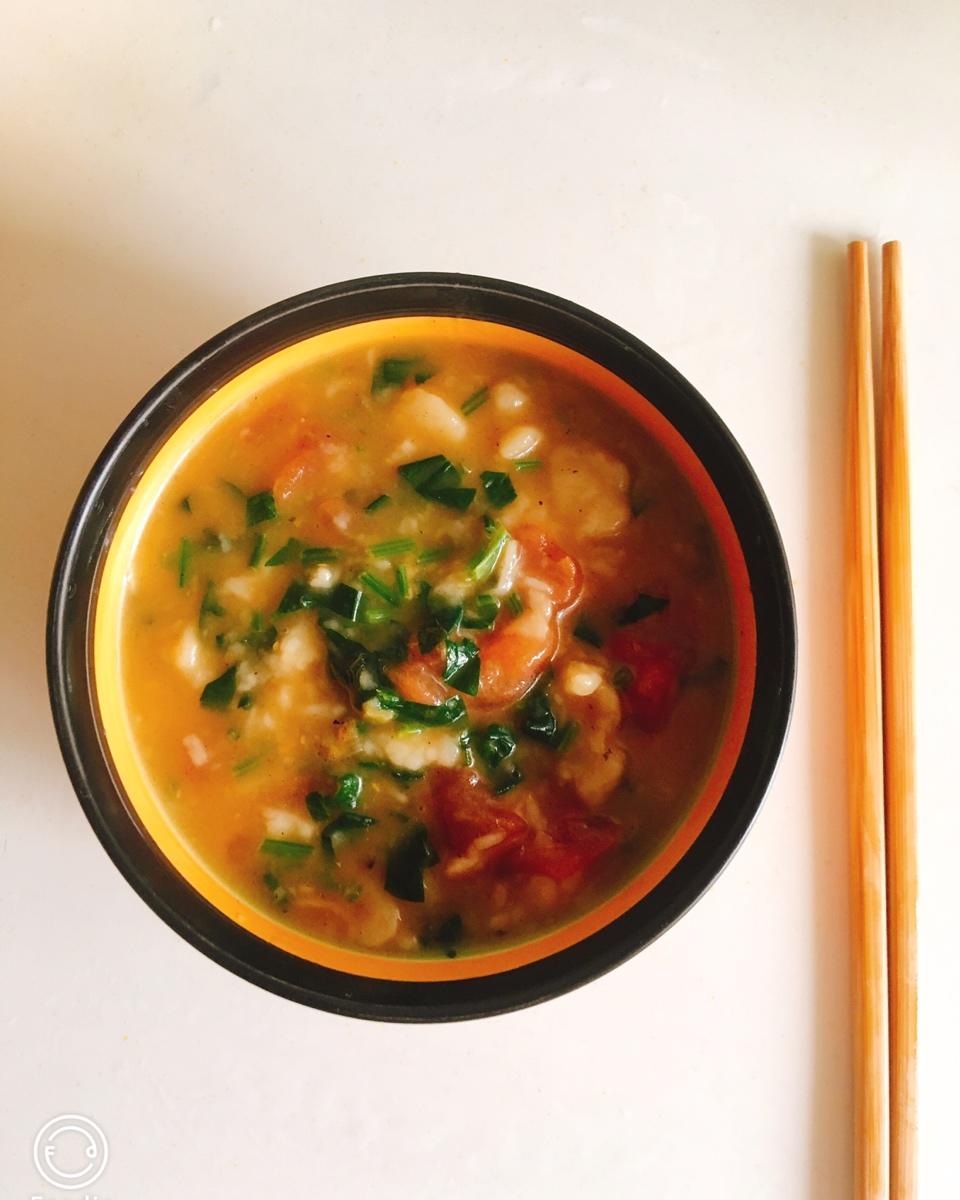 简单早餐-疙瘩汤