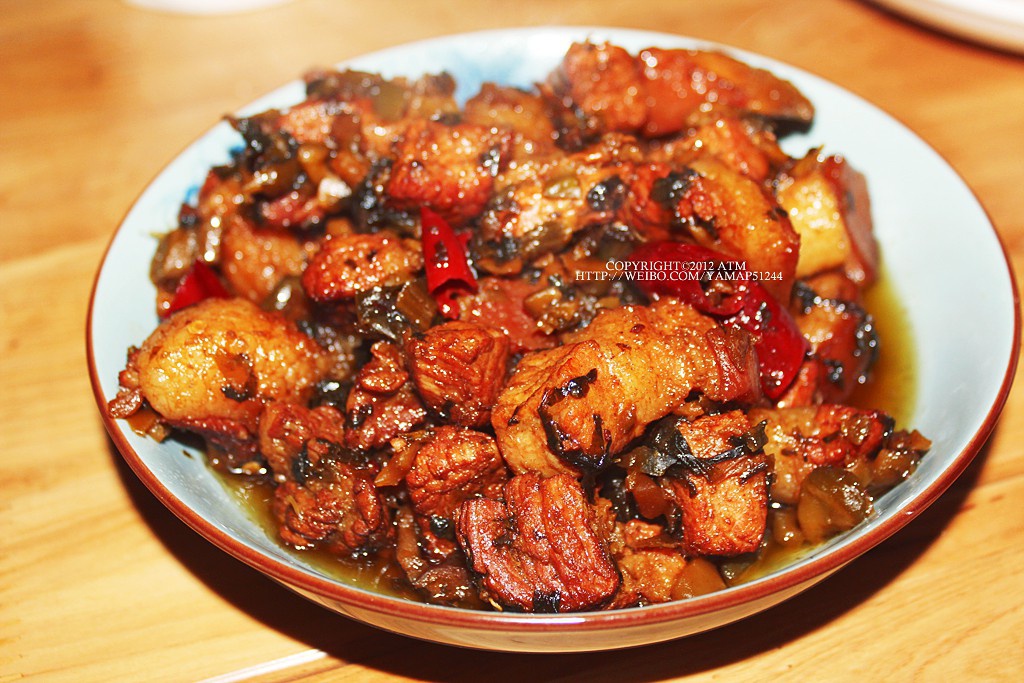 梅干菜蒸肉