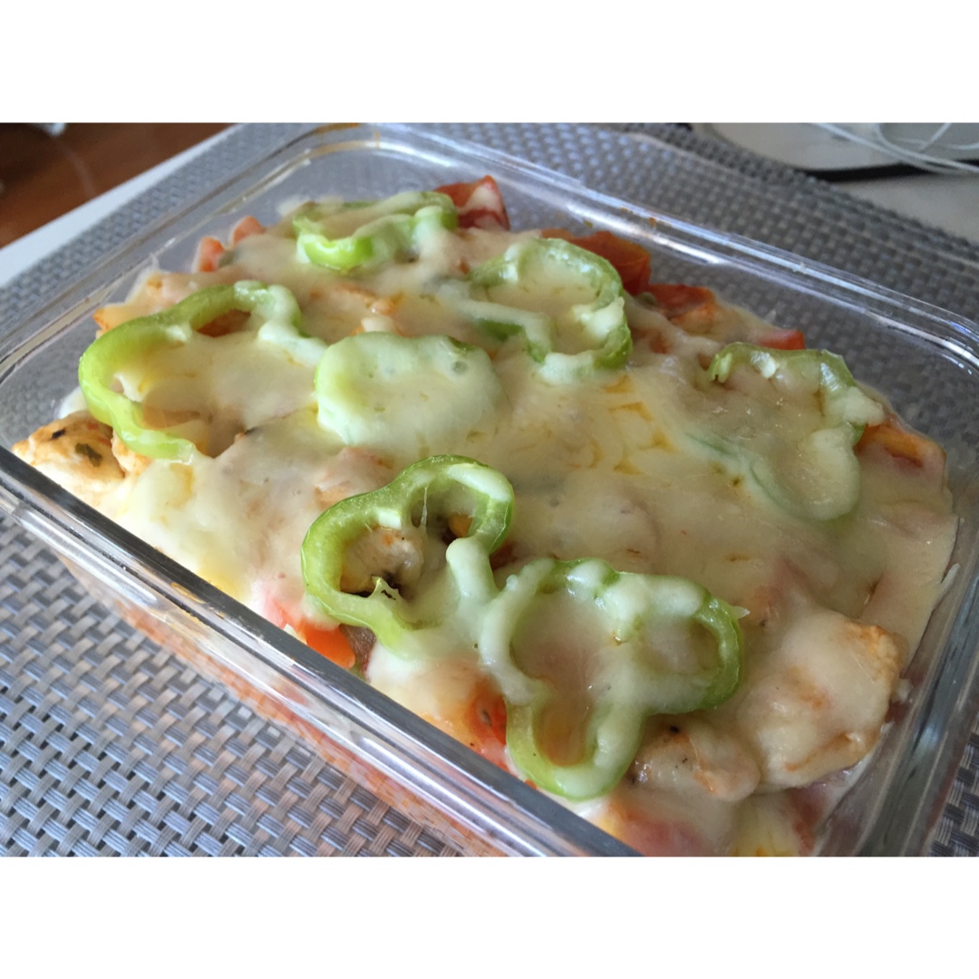 番茄鸡肉浓情焗饭【两人份】