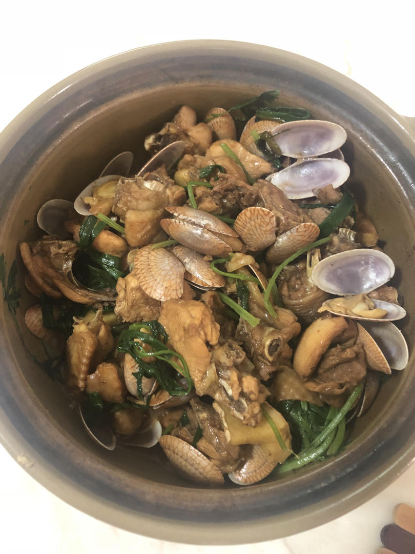 💯海鲜花甲鸡煲-简单快手版