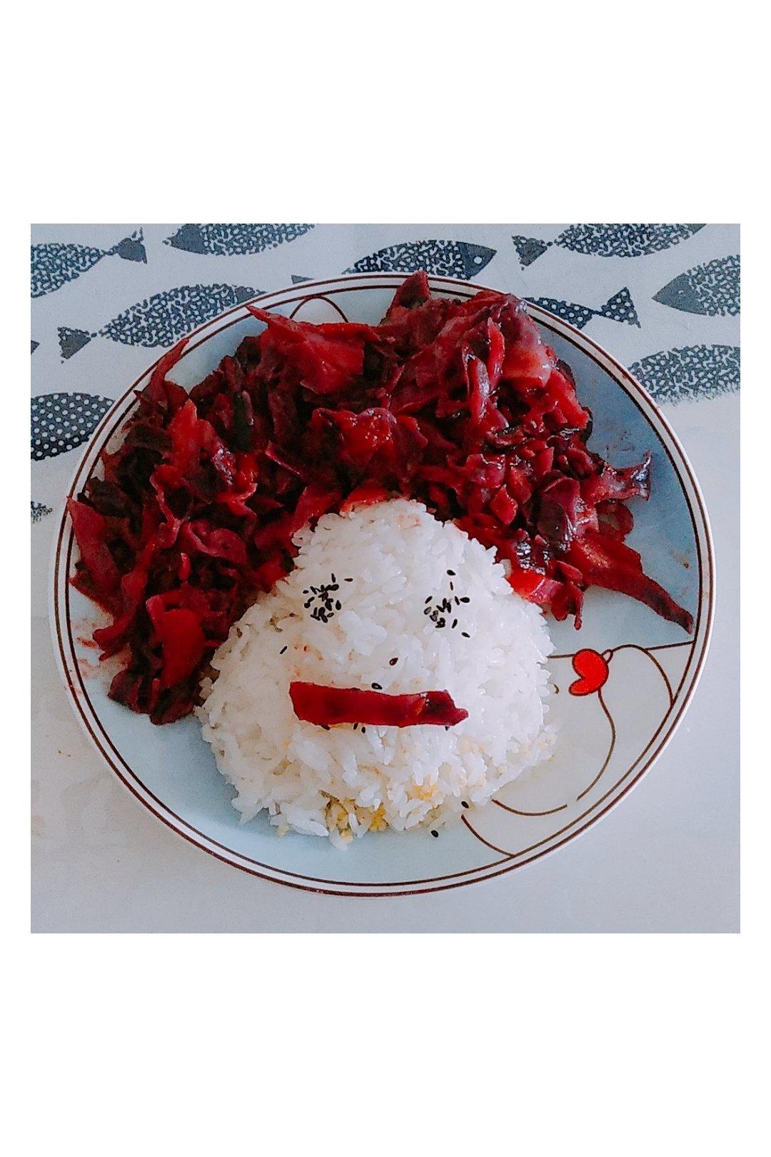 【健康三餐】紫甘蓝炒西红柿