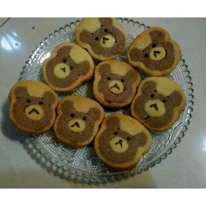 可爱的布朗熊饼干做法