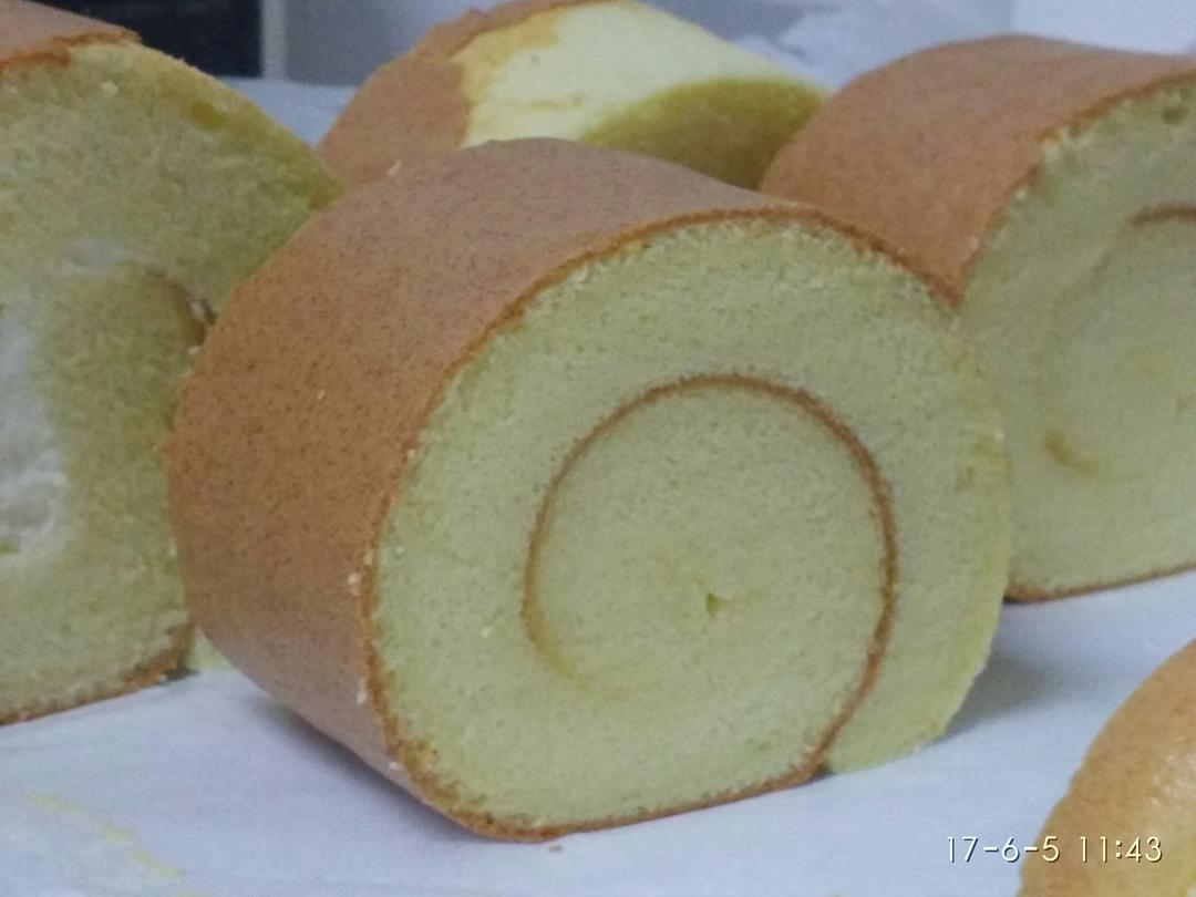 原味蛋糕卷(后蛋法)