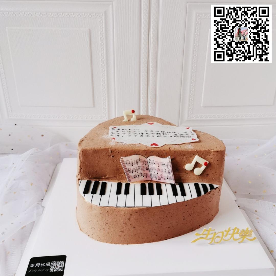 钢琴慕斯蛋糕～我心鸣奏的旋律🎶