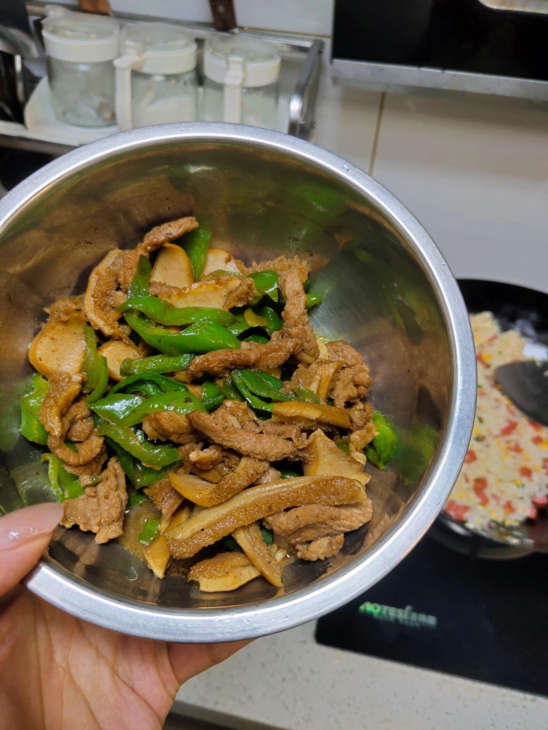 青椒炒肉丝