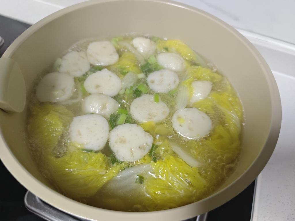 娃娃菜鱼丸汤
