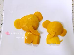 萌萌的芒果母子象的做法 步骤10