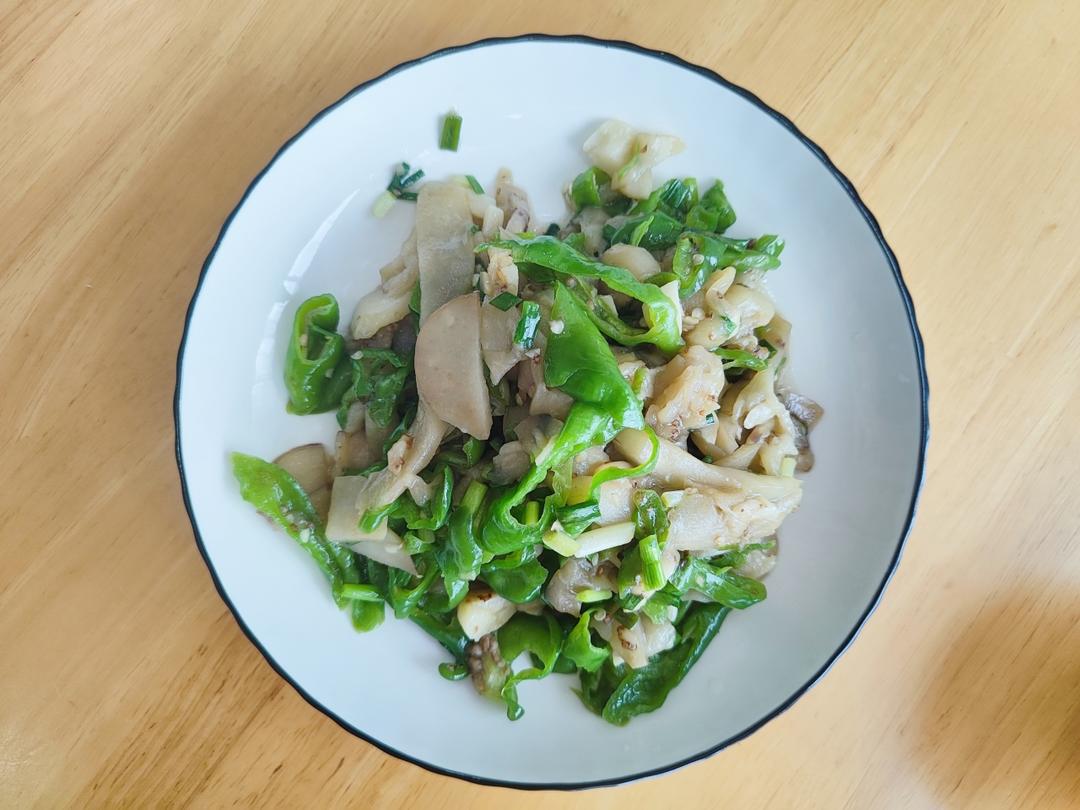 青椒炒茄子