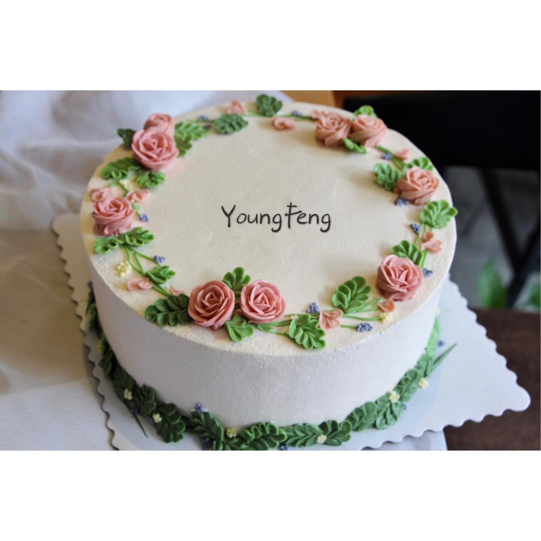 小麦子自创韩式裱花奶酪霜