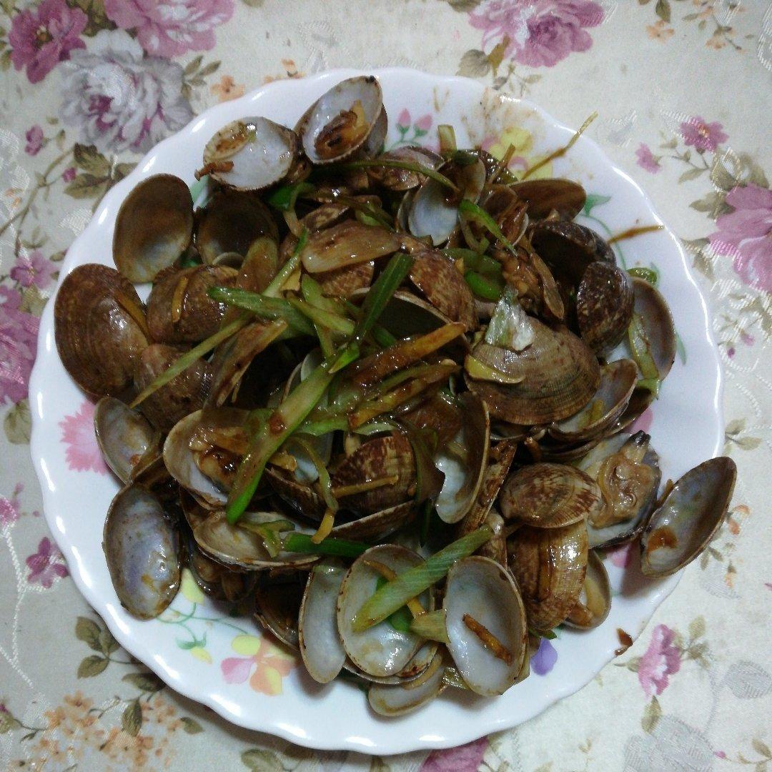 10分钟完成爆炒花甲