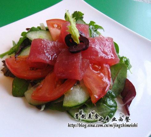 鱼生沙拉的做法