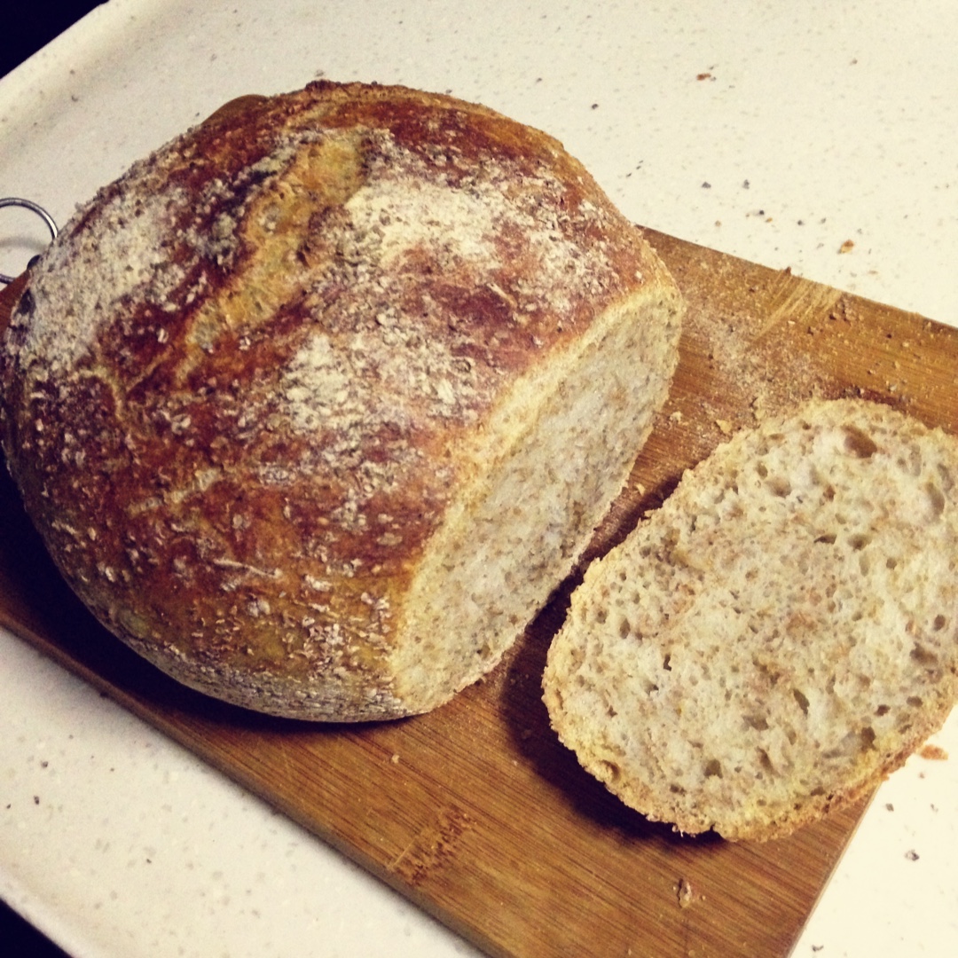 欧包/乡村面包-无油不用揉 No Knead Bread