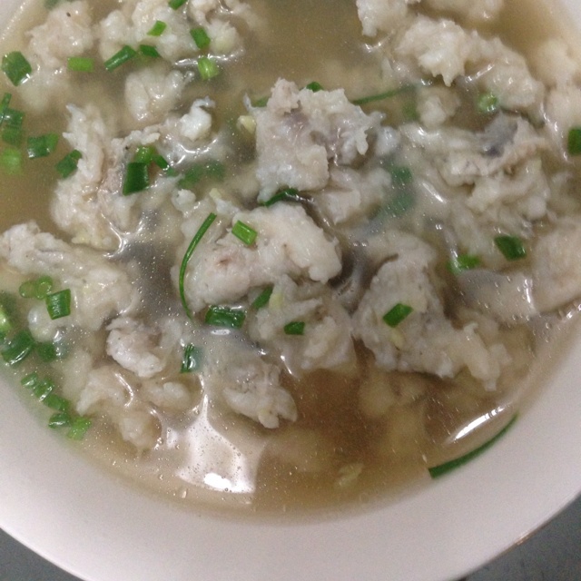 果味笑做的温州鱼丸汤