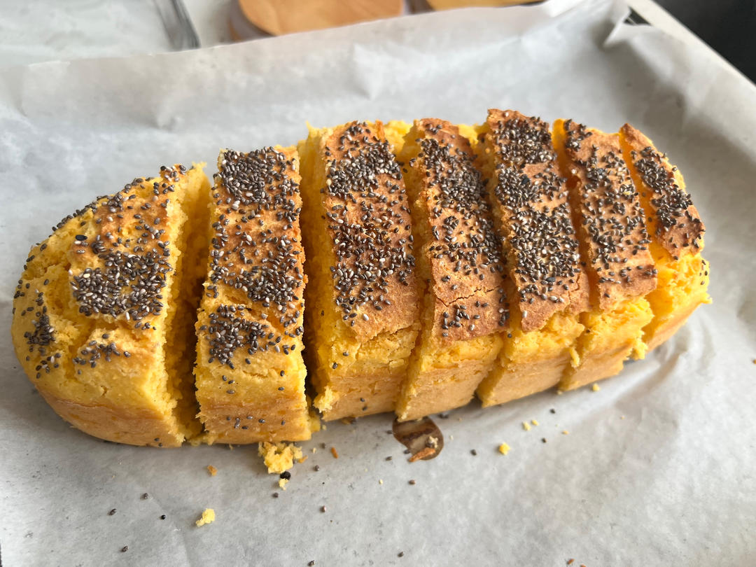 爱粗粮｜传统玉米面包 - Cornbread 🌽